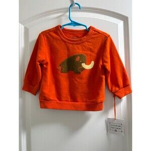Christian Robinson 18 months Toddler Woolly Mammoth Embroidered Sweatshirt NWT